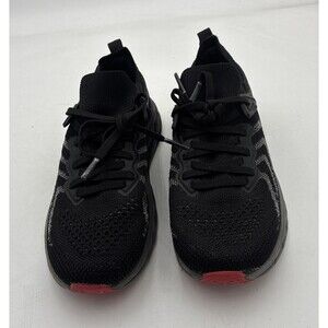 Athletic Works Little Kids Knit Cage Athletic Sneakers, Size 13, Lace Up